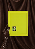 Wasabi Peek-a-boo monochromatic frame for mini polaroids, 8x10