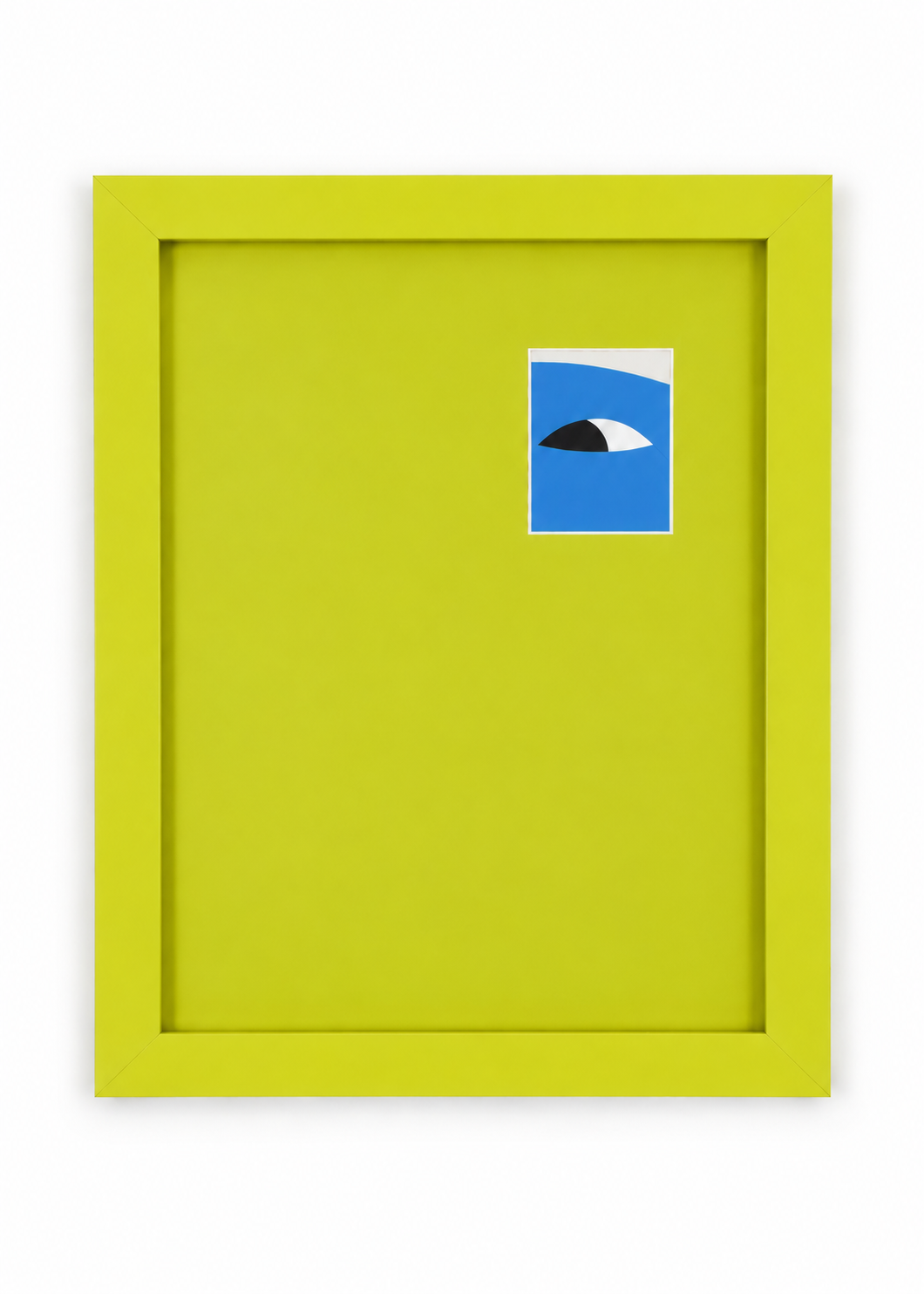 Front view of the wasabi Peek-a-boo mini polaroid frame, 8x10