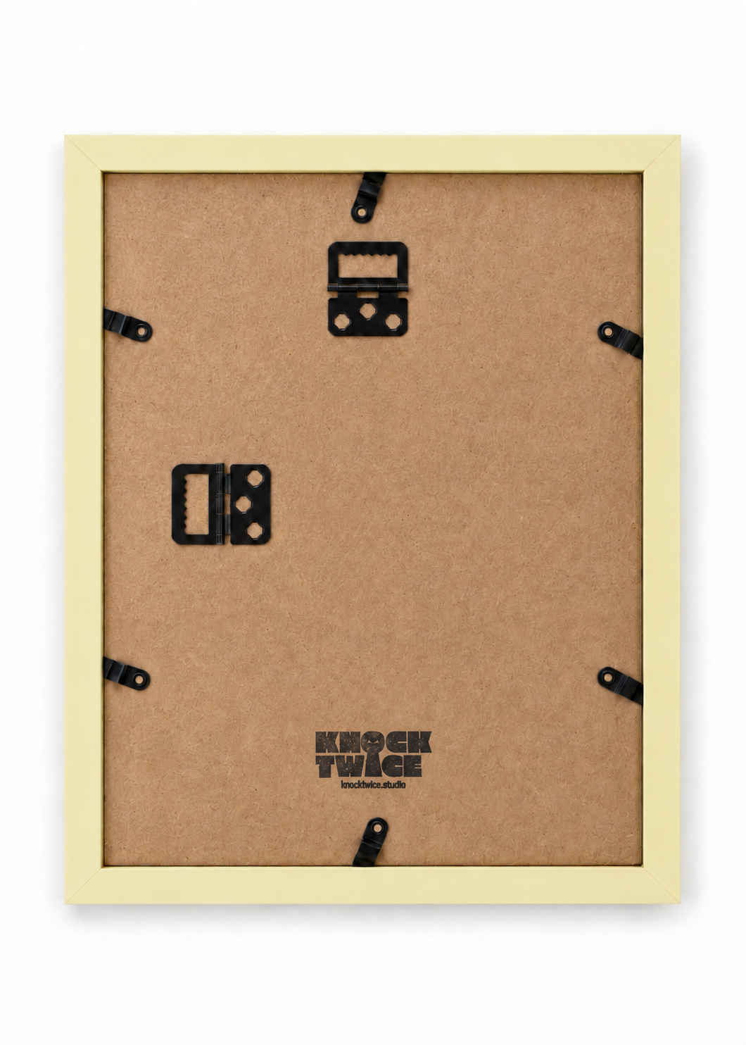 Back of the butter Peek-a-boo mini polaroid frame